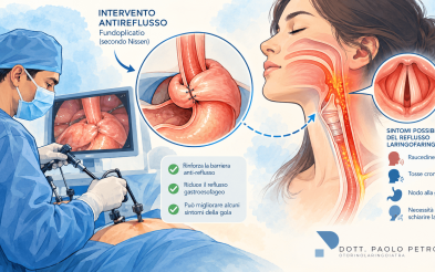Intervento chirurgico e reflusso gastroesofageo: aiuta a migliorare anche il reflusso laringofaringeo? L’opinione dell’otorinolaringoiatria