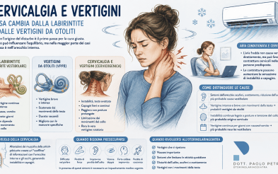 Vertigini d’estate: cervicale o labirintite? Così estate e aria condizionata condizionano la patologia otorino